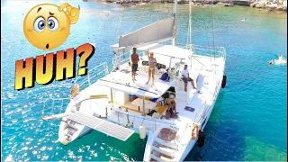 CATAMARAN??? And where is Captain KEN? / Sailing Aquarius #120