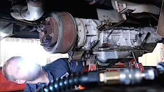 Removing Our RV Transmission For Repair | Ford E4OD