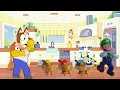 Luigi, Homer Simpson and the Junior Patrollers Dancing to Omelette