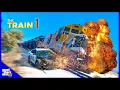 Download Lagu Speeding Train | Action movie - prisoner Steals Train (gta v machinima)