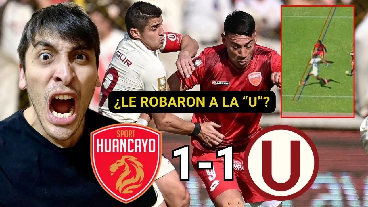 LA RESACA DEL SPORT HUANCAYO 1-1 UNIVERSITARIO | ¿LE ROBARON A LA "U"?