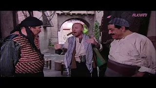 النمس يعود لمهنته الأصلية ويغني أغنية الناموسة باب الحارة 5 الحلقة 06 مشهد2 مصطفى الخاني 