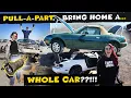 Junkyard Adventures Pull-A-Part bring home a WHOLE CAR PullapartAuto