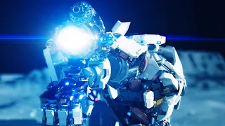 小伙驾驶机甲偶遇外星怪兽，瞬间把怪兽打的落花流水！The young man piloted a mecha and encountered an alien monster！