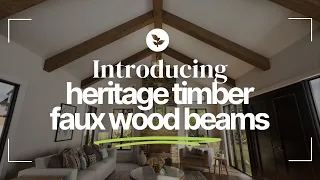 Elevate Your Space with Heritage Timber Hand-Stained Faux Wood Beams by Ekena Millwork