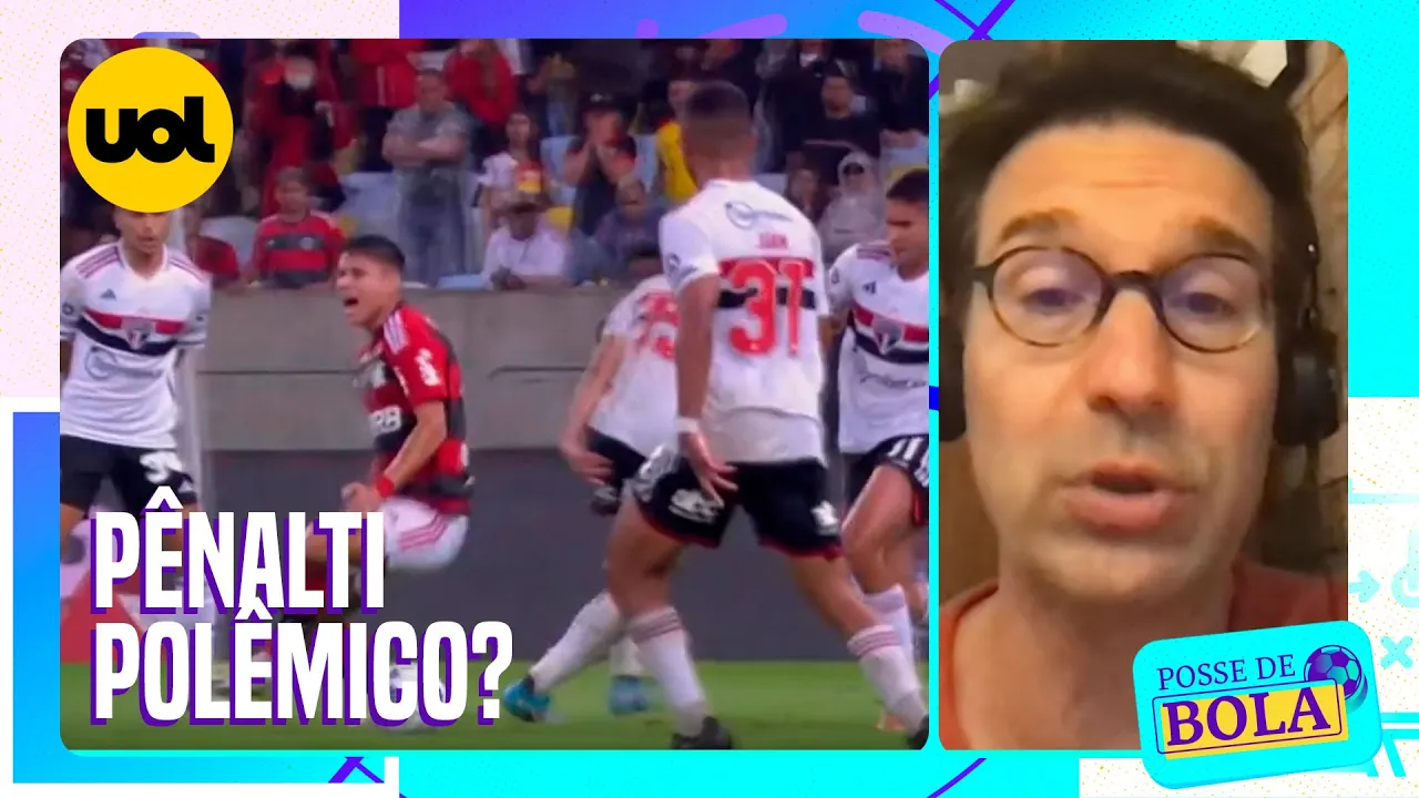 PÊNALTI PARA O FLAMENGO FOI BEM MARCADO? COMENTARISTAS DO POSSE DE BOLA DEBATEM SOBRE LINHA POLÊMICA