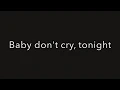 Download Lagu EXO- Baby Don't Cry Lyrics [Demo Version]