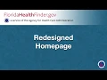 Redesigned Homepage - FloridaHealthFinder gov