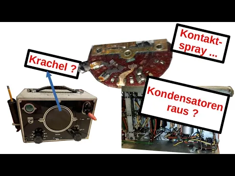 Download MP3 [231] Alte Kondensatoren drin lassen, Kontaktspray,  Krachgeräusche - Philips GM7628 Signalverfolger