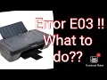 How To Solved Canon E410 E400 E460 E470 Error E03 or Blink 3 times on Stop button Indicator
