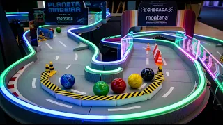 18 METROS DE CARRERA DE CANICAS ⚡ 6 Equipos, 7 Pistas — ¡Caos de Eliminación!
