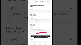 print How to print multiple lines in python Python Tutorial for Beginners