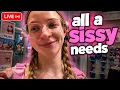 Come SISSY shopping with me all you need to buy for your sissy journey