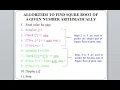 Program 12 Square Root without builtin function of C Programming Lab 18CPL27 By Prof Prabhakara B K