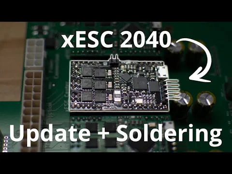 xESC 2040 Open Source Brushless Motor Controller Update for OpenMower and more