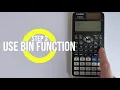 How to Convert Decimal to Binary on a Casio CLASSWIZ FX-991EX Calculator