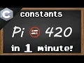 C constants