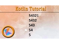 Kotlin Tutorial 7 For loop Patterns Program