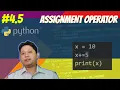 5 Learn Python get to know assignment operators for beginners