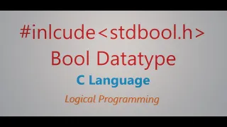 Boolean Data Type in C