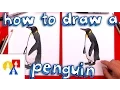 How To Draw A Realistic Emperor Penguin