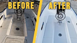 From Worn to WOW: Our Sailboat Deck’s Transformation