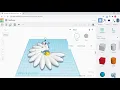 How to Make Flower in TinkerCad Time-lapse Made In TinkerCad Dreamworld 3D