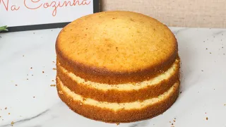 MASSA AMANTEIGADA PERFEITA! Fofinha, Estruturada e Saborosa para Bolo de 2,5KG