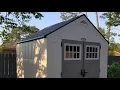 Craftsman aka Suncast 8x7 storage shed with shelves framing
