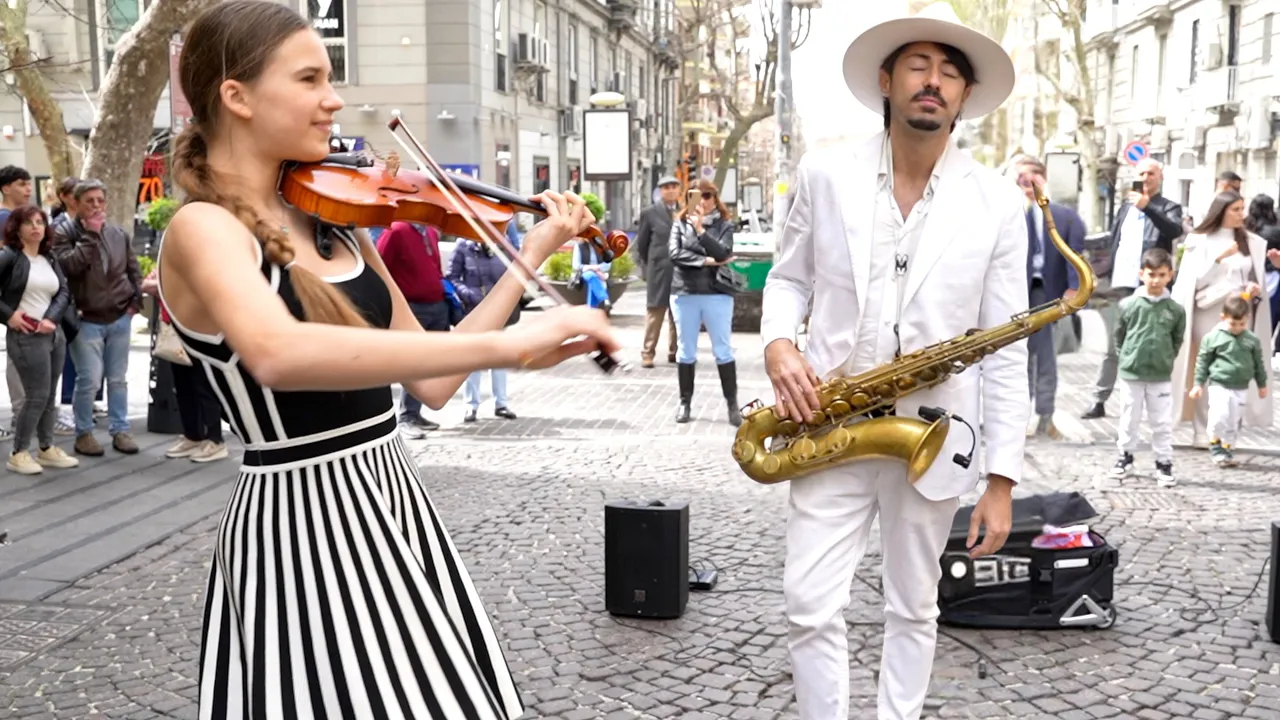 Super "CALM DOWN" | Sax and Violin | Daniele Vitale & Karolina Protsenko Super "CALM DOWN" | Sax and Violin | Daniele Vitale & Karolina Protsenko