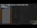Setting Up a Profile Screen in React Native Folder Structure Tips