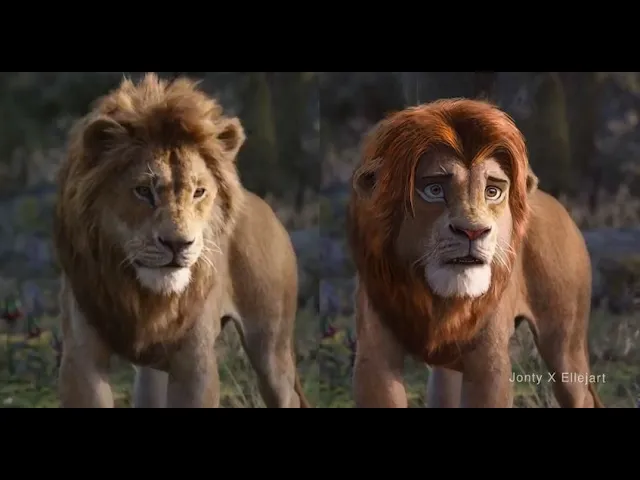 I used "deep fakes" to fix the Lion King