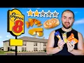 I Only Ate SUPER 8 Hotel Food for 24 HOURS Room Service Menu Review