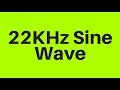 Download Lagu 22 KHz | 22000Hz Sine Wave Sound Frequency Tone