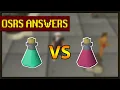 OSRS Answers Prayer potions or Super restores