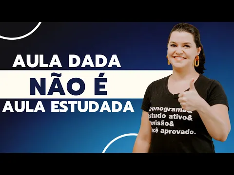 Vídeo: por que aula dada não é aula estudada pra quem quer medicina