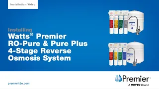 Premier s RO Pure Pure Plus Installation