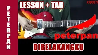 belajar gitar peterpan di belakangku aransemen lama