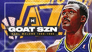 Karl Malone 1989-90 Highlights The Mailman Delivered 31ppg GOAT SZN