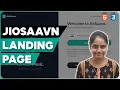 Jiosaavn Landing Page using HTML CSS Full Stack Web Development