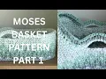 Moses basket Part 1 The base How to make an oval in crochet
