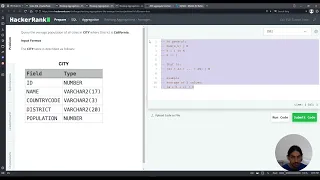 Revising Aggregations - Averages SQL Aggregation HackerRank Solution