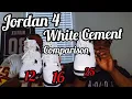 Volume 2 Jordan 4 White Cement Comparison 2012 2016 and 2025