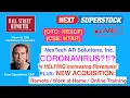 Lagu NexTech (OTC: NEXCF) (CSE: NTAR) Revenues Booming as AR/Remote Work Trends Accelerate!