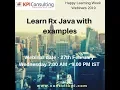 Learn Rx java with examples - KPI Consulting