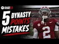 99 of People Makes These Dynasty Mistakes