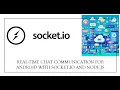 How to do Real time Chat communication using Socket IO in native android app with Node JS