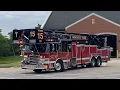 Hanover Park Fire Department Tower 15 Responding