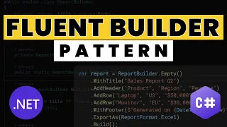 Fluent Builder Pattern in C - Build Complex Objects the Clean Way