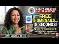 How to Make Professional YouTube Thumbnails in SECONDS For Free 2026